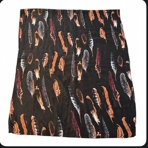 Lulla Collection by BINDYA Feather Print Viscose Scarf